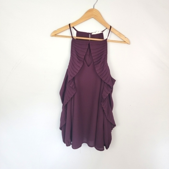 Women's Small Burgundy Blouse - Picture 1 of 5